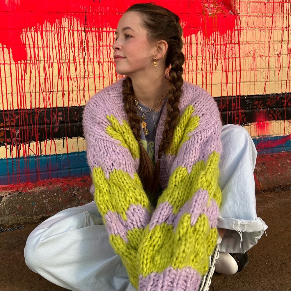 Verge girl lover knit cardigan